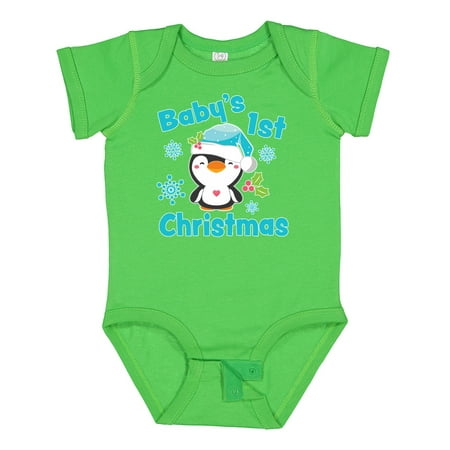 Inktastic Baby s 1st Christmas with Cute Penguin and Snowflakes Gift Baby Boy or Baby Girl Bodysuit
Inktastic Baby s 1st Christmas with Cute Penguin and Snowflakes Gift Baby Boy or Baby Girl Bodysuit
