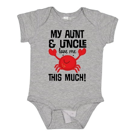 Inktastic My Aunt and Uncle Love Me Nephew Gift Baby Boy or Baby Girl Bodysuit