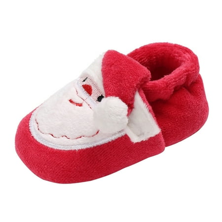 NUOLUX 1 Pair of Baby Christmas Boots Slipper Shoes Infant Newborn Booties Toddler Winter Warm Prewalker for Boy Girl 11CM Long (Red)
NUOLUX 1 Pair of Baby Christmas Boots Slipper Shoes Infant Newborn Booties Toddler Winter Warm Prewalker for Boy Girl 11CM Long (Red)