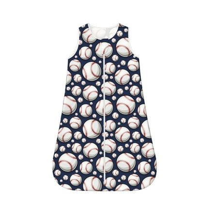 Fotbe Cute Basebal Pattern Sleep Sack - Baby Wearable Blanket with Zipper Extra Soft Cotton Sleeveless Sleeping Bag for Infants-Small
Fotbe Cute Basebal Pattern Sleep Sack - Baby Wearable Blanket with Zipper Extra Soft Cotton Sleeveless Sleeping Bag for Infants-Small