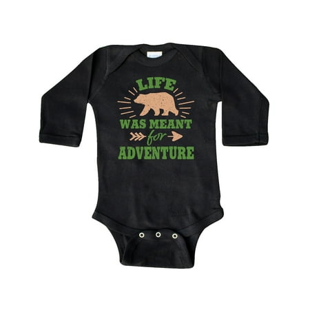 Inktastic Bear Silhouette Life Was Meant for Adventure with Arrow Gift Baby Boy or Baby Girl Long Sleeve Bodysuit
Inktastic Bear Silhouette Life Was Meant for Adventure with Arrow Gift Baby Boy or Baby Girl Long Sleeve Bodysuit