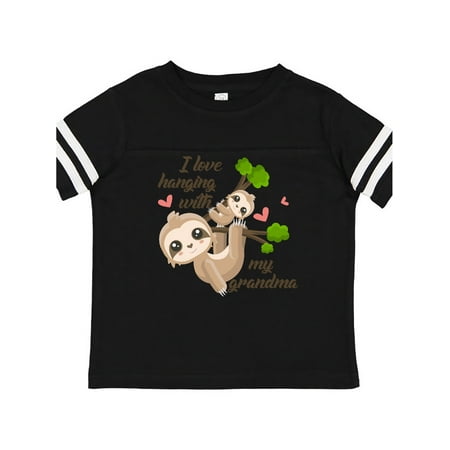 Inktastic Hanging With My Grandma Gift Toddler Boy or Toddler Girl T-Shirt