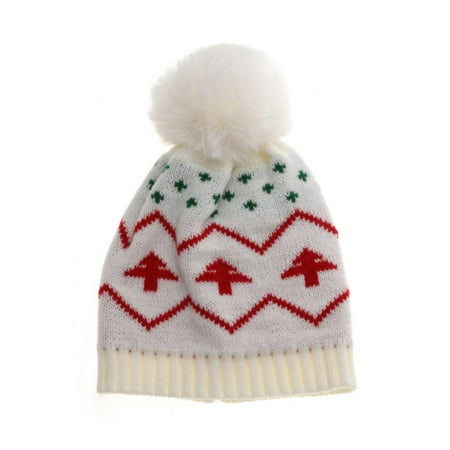 Warm Hat Wool Ball Christmas Tree Jacquard Knitted Hat Lovely Christmas Hat Boys And Girls Hat 
Warm Hat Wool Ball Christmas Tree Jacquard Knitted Hat Lovely Christmas Hat Boys And Girls Hat
