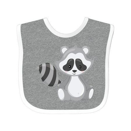 Inktastic Cute Woodland Animal Raccoon Gift Baby Boy or Baby Girl Bib