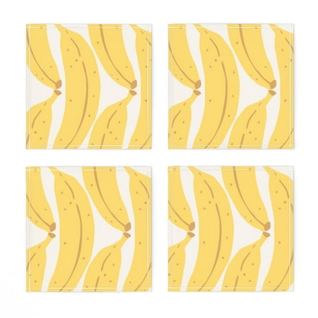 Linen Cotton Canvas Cocktail Napkins (Set of 4) - Banana Tropical Fruit Food Yellow Decor Cute Theme Sweet Summer Banane Yelow Print Cloth Cocktail Napkins by Spoonflower
Linen Cotton Canvas Cocktail Napkins (Set of 4) - Banana Tropical Fruit Food Yellow Decor Cute Theme Sweet Summer Banane Yelow Print Cloth Cocktail Napkins by Spoonflower