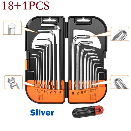RANMEI 18PCS L-Key Metric Star Long Arm Ball End Hex Key Industrial Grade+booster bar
RANMEI 18PCS L-Key Metric Star Long Arm Ball End Hex Key Industrial Grade+booster bar