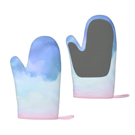 XMXT Silicone Oven Mitts Watercolor Sky Pattern Thickened Non-Slip Baking Gloves for Kitchen Cooking Grill 2 Pcs
XMXT Silicone Oven Mitts Watercolor Sky Pattern Thickened Non-Slip Baking Gloves for Kitchen Cooking Grill 2 Pcs