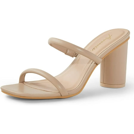 Women s Heeled Sandals Square Toe Two Strap Block Heels for Women Comfortable Strappy Heels Slip on Heeled Sandals for Women Dressy
Women s Heeled Sandals Square Toe Two Strap Block Heels for Women Comfortable Strappy Heels Slip on Heeled Sandals for Women Dressy