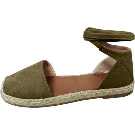 Dressy Sandals for Women Flat Vintage Espadrille Solid Straw Falt Cover Heel Linen Closed toe Covered toe
Dressy Sandals for Women Flat Vintage Espadrille Solid Straw Falt Cover Heel Linen Closed toe Covered toe