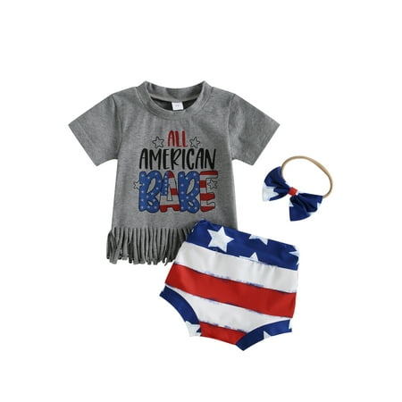xingqing 4th of July Baby Girl Outfit American Flag Clothes Babe Tassel T-shirt Shorts Set Infant Toddler Memorial Day Outfit 2-3 Years
xingqing 4th of July Baby Girl Outfit American Flag Clothes Babe Tassel T-shirt Shorts Set Infant Toddler Memorial Day Outfit 2-3 Years