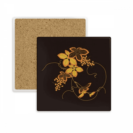 Painting Japanese Brown Flower Square Coaster Cup Mat Mug Subplate Holder Insulation Stone
Painting Japanese Brown Flower Square Coaster Cup Mat Mug Subplate Holder Insulation Stone