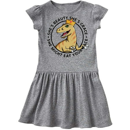 Inktastic Raptor Princess She s Beauty and Grace She Might Eat Your Face Gift Toddler Girl Dress
Inktastic Raptor Princess She s Beauty and Grace She Might Eat Your Face Gift Toddler Girl Dress