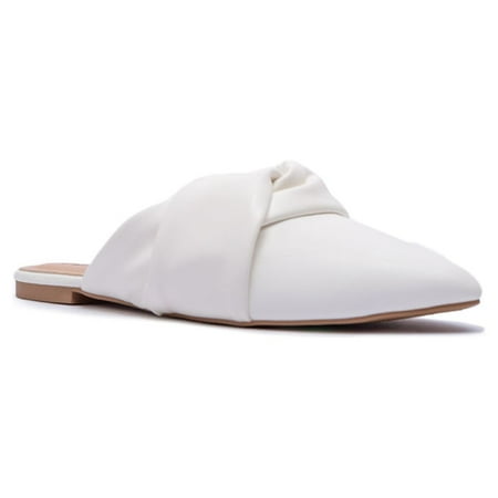 Qupid Women s Twisted Mule flat slide