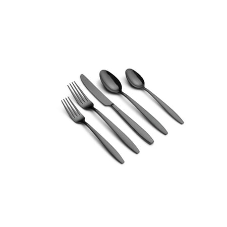 Graze by Cambridge Mathison Black Sand/Mirror 45-Piece Stainless Steel Flatware Set Service for 8
Graze by Cambridge Mathison Black Sand/Mirror 45-Piece Stainless Steel Flatware Set Service for 8