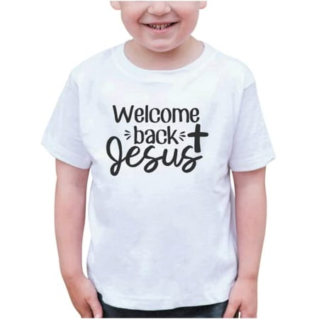 7 ate 9 Apparel Kid s Happy Easter Shirts - Welcome Back Jesus White T-Shirt 2T
7 ate 9 Apparel Kid s Happy Easter Shirts - Welcome Back Jesus White T-Shirt 2T