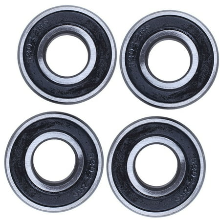 4Pcs 6202RS 15mm Inner 35mm Outer Single Deep Groove Ball