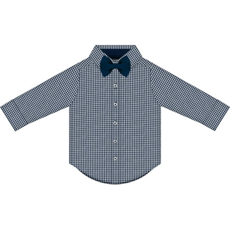 Creative Knitwear Infant and Toddler Long Sleeve Button Down Dress Shirt- Navy Gingham- Sizes 12M - 4T
Creative Knitwear Infant and Toddler Long Sleeve Button Down Dress Shirt- Navy Gingham- Sizes 12M - 4T
