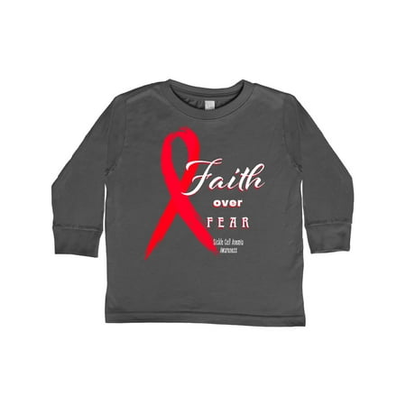 Inktastic Faith Over Fear Sickle Cell Awareness with Red Ribbon Gift Toddler Boy or Toddler Girl Long Sleeve T-Shirt
Inktastic Faith Over Fear Sickle Cell Awareness with Red Ribbon Gift Toddler Boy or Toddler Girl Long Sleeve T-Shirt