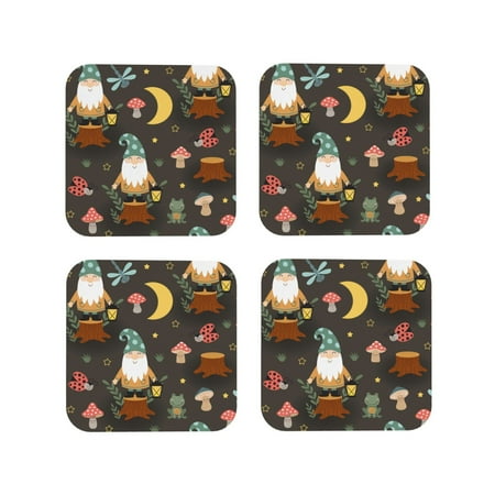 Naloa Gnome Insect Frog Coasters for Set of 4 - PU Leather Coasters Coasters for Table Cup Tea Coffee Beer Decorative for Kitchen Homedecor (Round)
Naloa Gnome Insect Frog Coasters for Set of 4 - PU Leather Coasters Coasters for Table Cup Tea Coffee Beer Decorative for Kitchen Homedecor (Round)