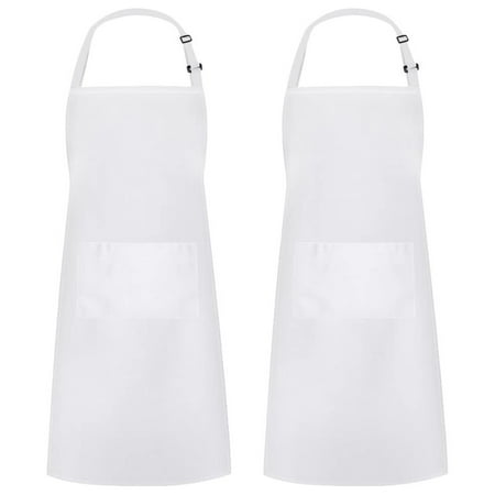 2 Pack Kitchen Adjustable Bib Apron 100% Polyester with 2 Pockets Cooking Kitchen Aprons for Men and Women Chef
2 Pack Kitchen Adjustable Bib Apron 100% Polyester with 2 Pockets Cooking Kitchen Aprons for Men and Women Chef