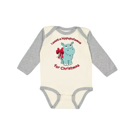 Inktastic I Want a Hippopotamus for Christmas Gift Baby Boy or Baby Girl Long Sleeve Bodysuit
Inktastic I Want a Hippopotamus for Christmas Gift Baby Boy or Baby Girl Long Sleeve Bodysuit