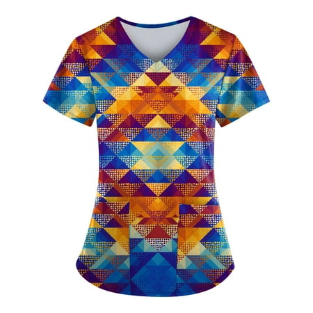 Yubatuo Women Plus Size Scrubs Top with Pockets V-Neck Short Sleeve Animal Print Work Blouse for Women Royal Blue XL
Yubatuo Women Plus Size Scrubs Top with Pockets V-Neck Short Sleeve Animal Print Work Blouse for Women Royal Blue XL