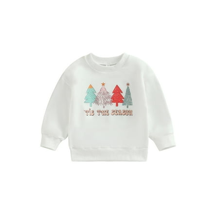 Toddler Baby Boy Girl Christmas Tree Santa Print Sweatshirt Long Sleeve Crewneck Sweater Shirt Pullover Xmas Tops
Toddler Baby Boy Girl Christmas Tree Santa Print Sweatshirt Long Sleeve Crewneck Sweater Shirt Pullover Xmas Tops