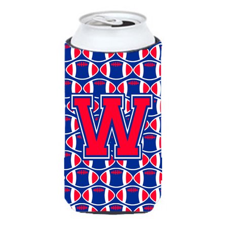 Carolines Treasures CJ1076-WTBC Letter W Football Crimson and Yale Blue Tall Boy Beverage Insulator Hugger Tall Boy
Carolines Treasures CJ1076-WTBC Letter W Football Crimson and Yale Blue Tall Boy Beverage Insulator Hugger Tall Boy