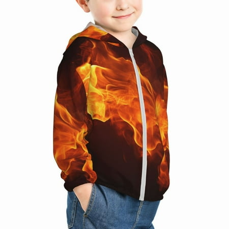Uemuo Fiery Orange Flames Energy Pattern Rash Guard for Boys Girls Long Sleeve Swim Shirts UPF 50+ UV Sun Protection Hooded Fishing Shirt with Pocket for Kid-5 Years
Uemuo Fiery Orange Flames Energy Pattern Rash Guard for Boys Girls Long Sleeve Swim Shirts UPF 50+ UV Sun Protection Hooded Fishing Shirt with Pocket for Kid-5 Years