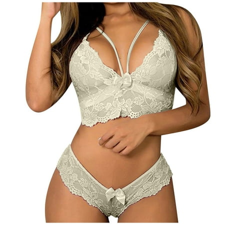 Mlqidk Ladies Clearance Two Piece Underwear Womens Plus Size Lingerie Corset Lace Floral Bralette Bra Beige XXXL
Mlqidk Ladies Clearance Two Piece Underwear Womens Plus Size Lingerie Corset Lace Floral Bralette Bra Beige XXXL