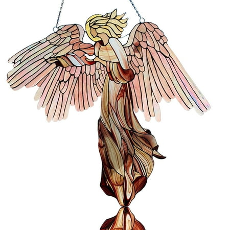 Stained Suncatcher Acrylic Angel Glass Window Garden Home Hanging Decor Pendant color
Stained Suncatcher Acrylic Angel Glass Window Garden Home Hanging Decor Pendant color