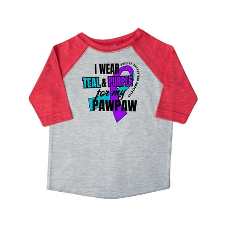 Inktastic Suicide Prevention I Wear Teal and Purple for My Pawpaw Gift Toddler Boy or Toddler Girl T-Shirt
Inktastic Suicide Prevention I Wear Teal and Purple for My Pawpaw Gift Toddler Boy or Toddler Girl T-Shirt