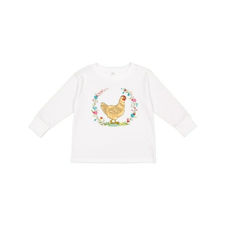 Inktastic Chicken Farmer Hen Wreath Gift Toddler Toddler Girl Long Sleeve T-Shirt
Inktastic Chicken Farmer Hen Wreath Gift Toddler Toddler Girl Long Sleeve T-Shirt