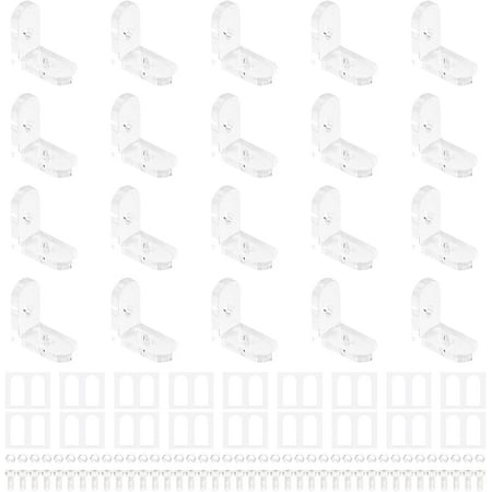 L Brackets Transparent 20Pcs Clear Acrylic Corner Bracket 90 Degree Support Shelf Corner Brace Right Angle Bracket
L Brackets Transparent 20Pcs Clear Acrylic Corner Bracket 90 Degree Support Shelf Corner Brace Right Angle Bracket