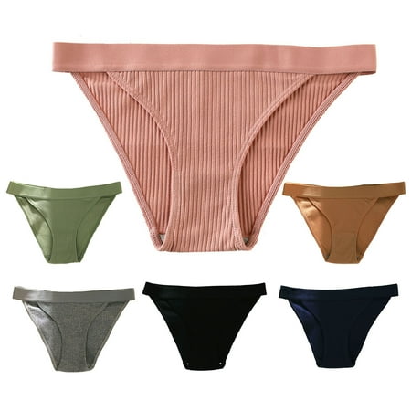 nbuaila Low-rise Elastic Waistband Seamless Female Briefs Soft Solid Color Ribbed Cotton Panties
nbuaila Low-rise Elastic Waistband Seamless Female Briefs Soft Solid Color Ribbed Cotton Panties