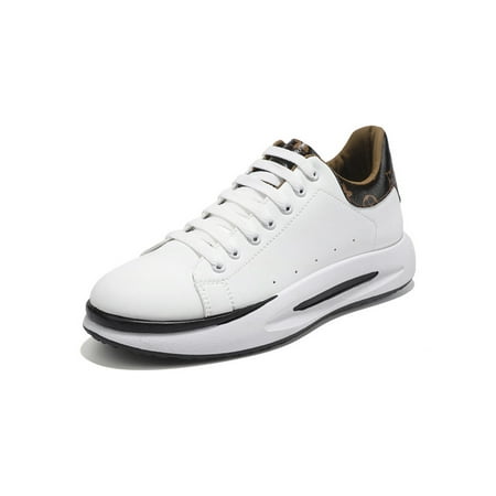 Fangasis Men Athletic Shoes Lace Up Sneakers Fitness Workout Casual Shoe Mens Flats Walking Breathable Sport Trainers White Brown 8.5
Fangasis Men Athletic Shoes Lace Up Sneakers Fitness Workout Casual Shoe Mens Flats Walking Breathable Sport Trainers White Brown 8.5