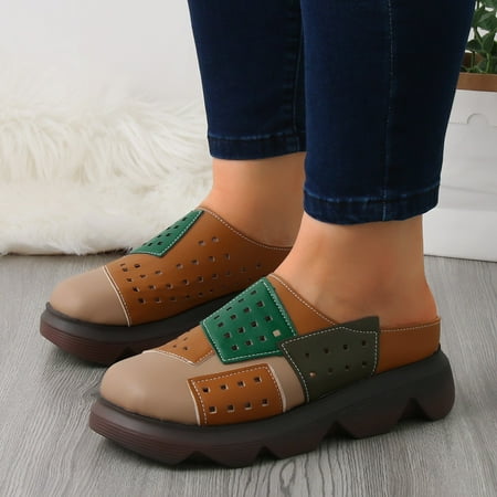 Cathalem Fashion Summer Women s Sandals Thick Sole Wedge Heel Colorblock Hollow Breathable Comfortable Womens Sandals Size 10 Beige 7.5
Cathalem Fashion Summer Women s Sandals Thick Sole Wedge Heel Colorblock Hollow Breathable Comfortable Womens Sandals Size 10 Beige 7.5