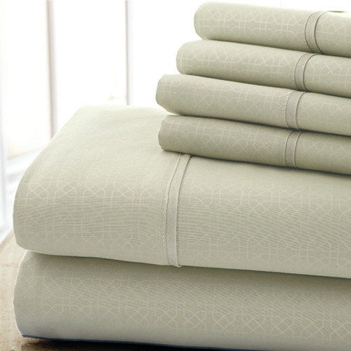 Colonial Home Textiles Kensington Hotel 6-Piece Sheet Set - Twin - Taupe