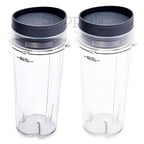 NIB-Ninja Cup Set Single Serve 16 ounce BL770 BL780 BL660 all Pro 4 Tab Blenders