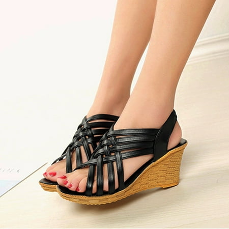 Jsaierl Wedge Sandals for Women Dressy Summer Matsuke Heel Thick Sole Slope Heel Shoes Summer Breathable Casual Beach Sandals Size 7
Jsaierl Wedge Sandals for Women Dressy Summer Matsuke Heel Thick Sole Slope Heel Shoes Summer Breathable Casual Beach Sandals Size 7