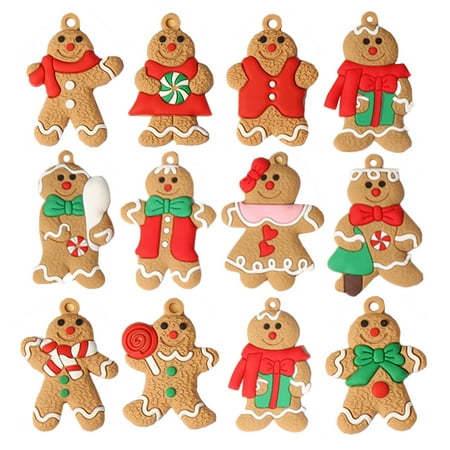 NUOLUX 18pcs Christmas Hanginig Decoration Gingerbread Man Style Christmas Tree Pendant
NUOLUX 18pcs Christmas Hanginig Decoration Gingerbread Man Style Christmas Tree Pendant