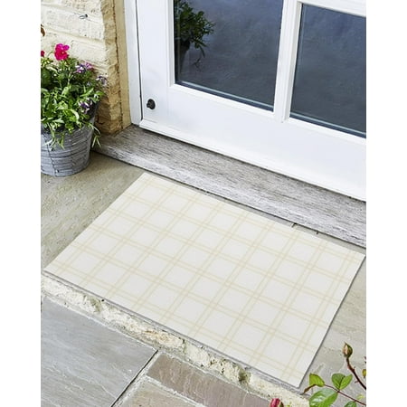 Indoor Outdoor Mats Rural Style Grid Yellow Door Mat Non-Slip Absorbent Resist Dirt Entrance Mat Washable Welcome Mats for Entryway Low-Profile Floor Mats
Indoor Outdoor Mats Rural Style Grid Yellow Door Mat Non-Slip Absorbent Resist Dirt Entrance Mat Washable Welcome Mats for Entryway Low-Profile Floor Mats
