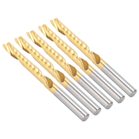 End Mill Spiral Router Bit CNC Spiral Router Bit Milling Cutter 5Pcs 4x22x50mm Widely Used For Man For Repair Parts
End Mill Spiral Router Bit CNC Spiral Router Bit Milling Cutter 5Pcs 4x22x50mm Widely Used For Man For Repair Parts