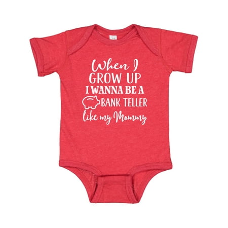 Inktastic Future Bank Teller Like Mommy Gift Baby Girl Bodysuit