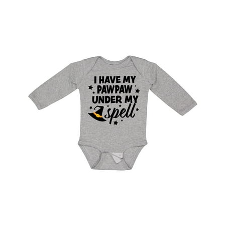 Inktastic I Have My Pawpaw Under My Spell with Cute Witch Hat Gift Baby Boy or Baby Girl Long Sleeve Bodysuit
Inktastic I Have My Pawpaw Under My Spell with Cute Witch Hat Gift Baby Boy or Baby Girl Long Sleeve Bodysuit