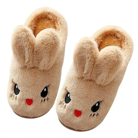 EUBUY Winter Warm Furry Bunny Slippers Cute Cosy Fluffy Indoor Household Cotton Shoes Coffee for Size 28/29
EUBUY Winter Warm Furry Bunny Slippers Cute Cosy Fluffy Indoor Household Cotton Shoes Coffee for Size 28/29