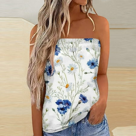 KIHOUT Bra For Women Clearance Women s Plus Size Casual Tube Tops Print Elasticity Sleeveness Tops Loose Blouses
KIHOUT Bra For Women Clearance Women s Plus Size Casual Tube Tops Print Elasticity Sleeveness Tops Loose Blouses