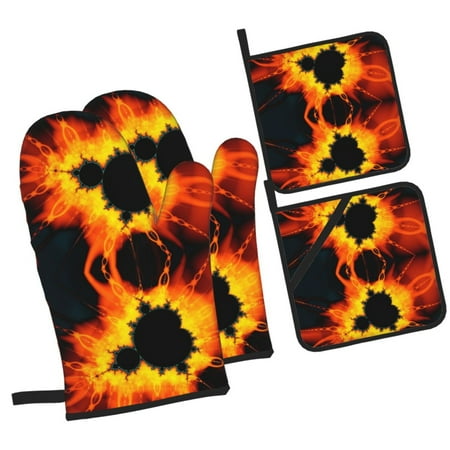 Fractal Abstract Artwork Oven Mitts and Pot Holders Sets Baking Sets for Kitchen Bbq Gloves Heat Resistant Cooking Aesthetic Art 4 Pieces
Fractal Abstract Artwork Oven Mitts and Pot Holders Sets Baking Sets for Kitchen Bbq Gloves Heat Resistant Cooking Aesthetic Art 4 Pieces