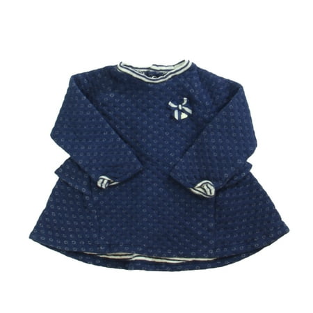 Pre-owned Mayoral Girls Blue Dress size: 6-9 Months