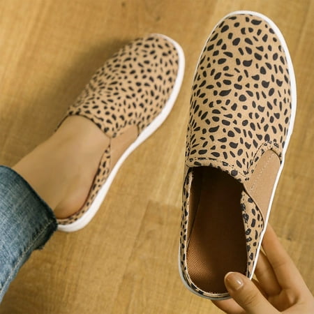 Round Head Shallow Mouth Soft Leather Grandma Shoes Women s Shoes